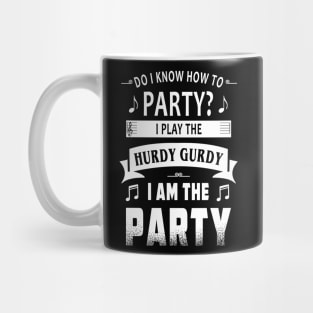 Hurdy Gurdy player party Mug